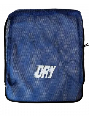 DRY MAVİ  FİLE ÇANTA BÜZGÜLÜ SIRT ASKILI - CEPSİZ -