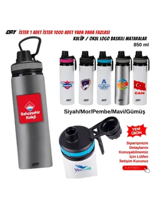 Okul ve Kulüplere Özel Baskılı 850 ml Matara