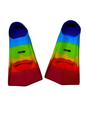 Yeni Çok Renkli Piranha Silikon Yüzücü Kısa Ayak Paleti