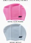 DRY UZUN SAÇ SİLİKON BONE 2Lİ SET ( AÇIK PEMBE - BEYAZ)