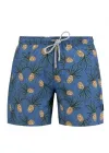 JOHN FRANK ERKEK ŞORT MAYO JFSS21SW39-PINEAPPLE BLUE