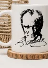 Mustafa Kemal Atatürk ve İmzası Özel Kupa