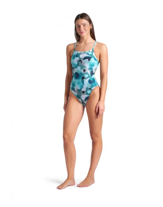 ARENA CAMOUFLAGE KADIN YÜZÜCÜ MAYOSU 009065660