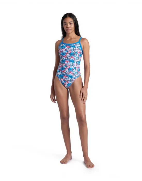 ARENA MULTI CAMO KADIN YÜZÜCÜ MAYOSU 007222810