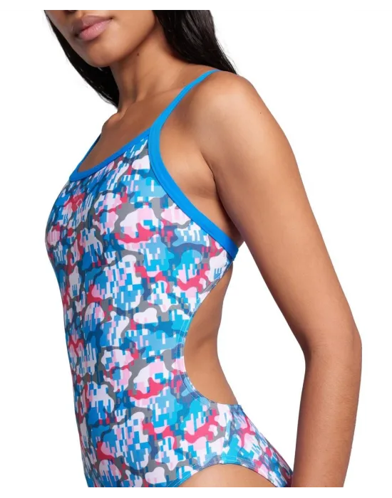 ARENA MULTI CAMO KADIN YÜZÜCÜ MAYOSU 007222810