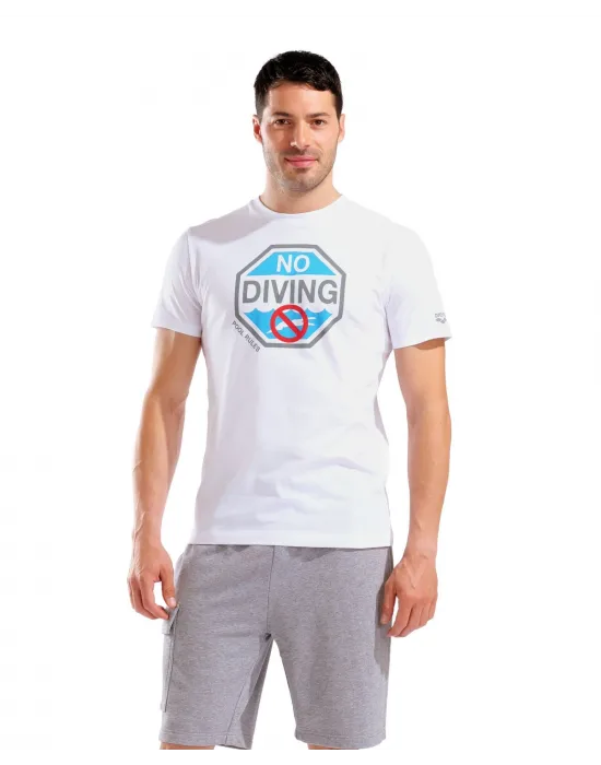 ARENA NO DIVING PRINT ERKEK T-SHIRT 011331100