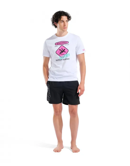 ARENA SLIPPERY SURFACE PRINT ERKEK T-SHIRT 011332100
