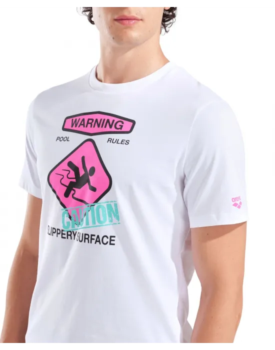 ARENA SLIPPERY SURFACE PRINT ERKEK T-SHIRT 011332100