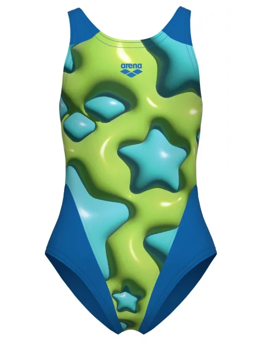 ARENA STAR SHAPED KIZ ÇOCUK YÜZÜCÜ MAYOSU 008169830