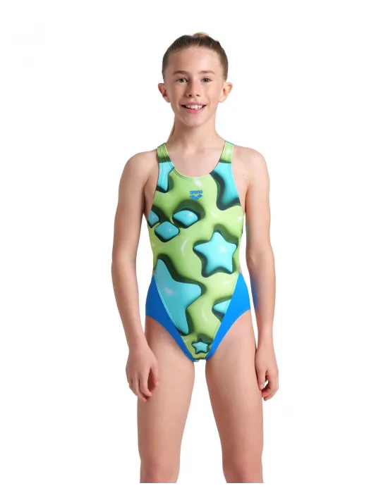 ARENA STAR SHAPED KIZ ÇOCUK YÜZÜCÜ MAYOSU 008169830