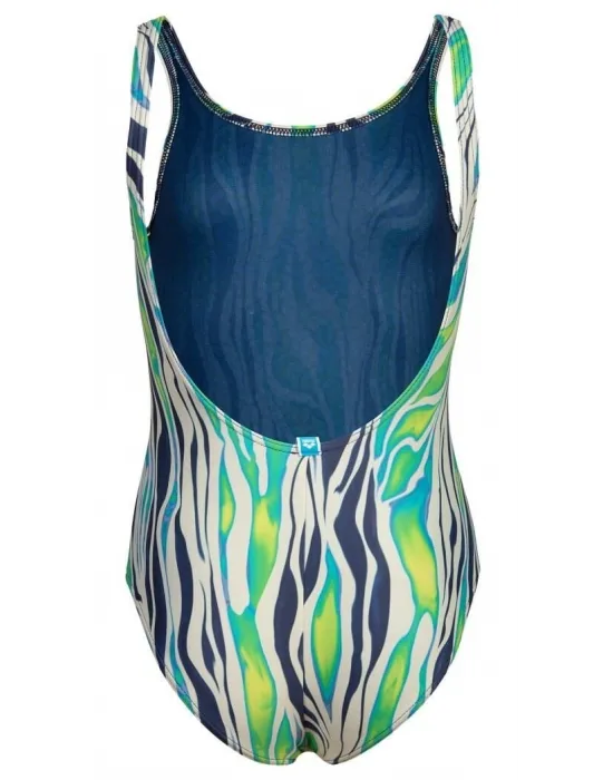 ARENA WATER PRINT KIZ ÇOCUK YÜZÜCÜ MAYOSU 007319601