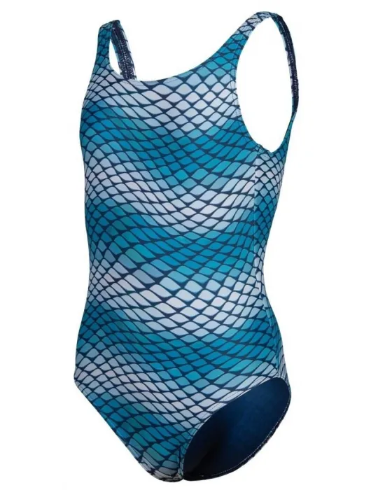 ARENA WATER PRINT KIZ ÇOCUK YÜZÜCÜ MAYOSU 007319801