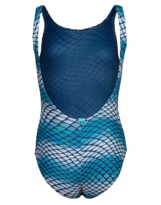 ARENA WATER PRINT KIZ ÇOCUK YÜZÜCÜ MAYOSU 007319801