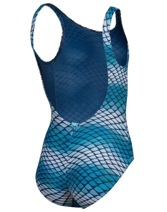 ARENA WATER PRINT KIZ ÇOCUK YÜZÜCÜ MAYOSU 007319801