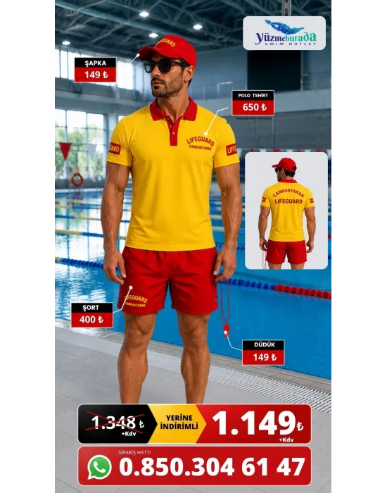 Cankurtaran Kıyafeti Takım -Polo Yaka Tshirt-
