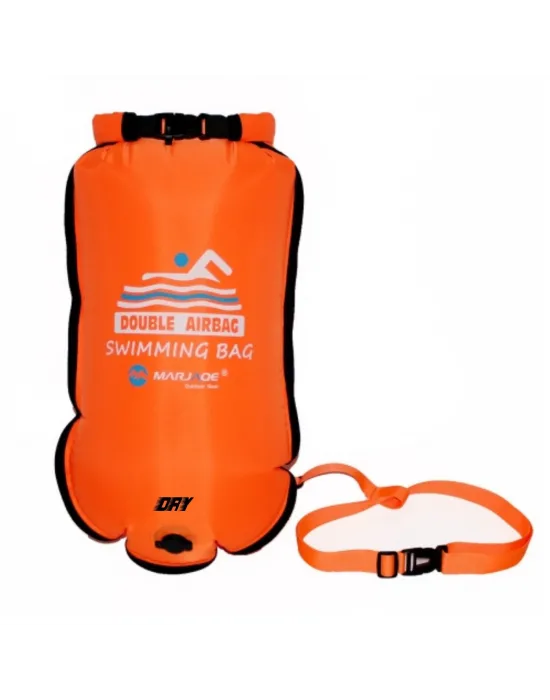 Dry Açık Su Yüzme Şamandıra Swimbuoy 809 Çift Hava Yastıklı SWIM BUOY 20L 37x68 Cm 12KG
