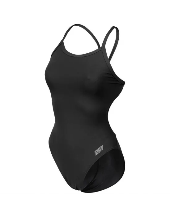 DRY KIZ ÇOCUK MAYO DÜZ SİYAH ANTRENMAN MAYOSU DRYANT001Ç