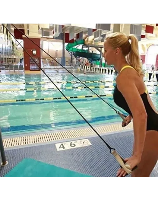 El Paletli Yüzme Antrenman Lastiği - 3 Farklı Direnç Seviyesi