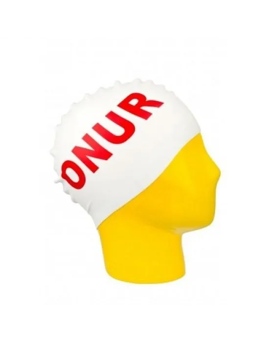 İsim Baskılı Silikon Bonesi Havuz Deniz Yüzücü Bone