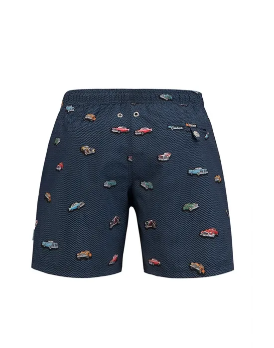 JOHN FRANK ERKEK ŞORT MAYO JFSS21SW20-RETROCAR