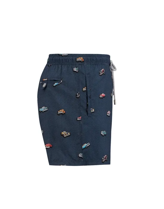 JOHN FRANK ERKEK ŞORT MAYO JFSS21SW20-RETROCAR