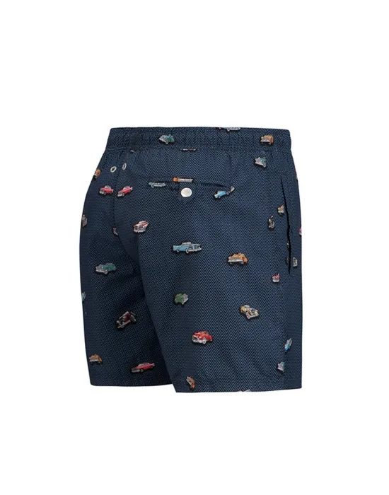 JOHN FRANK ERKEK ŞORT MAYO JFSS21SW20-RETROCAR