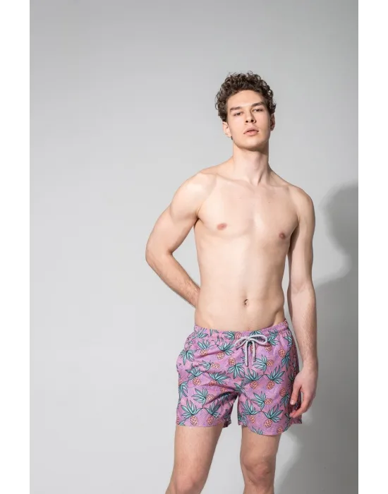 JOHN FRANK ERKEK ŞORT MAYO JFSS21SW38-PINEAPPLE