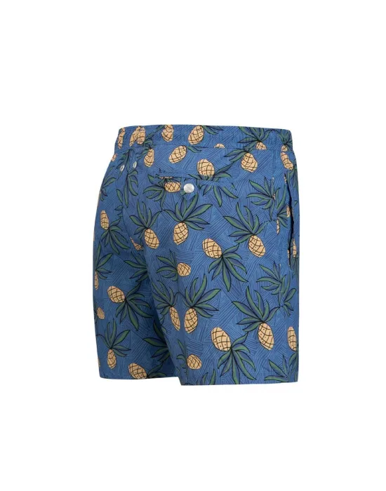 JOHN FRANK ERKEK ŞORT MAYO JFSS21SW39-PINEAPPLE BLUE