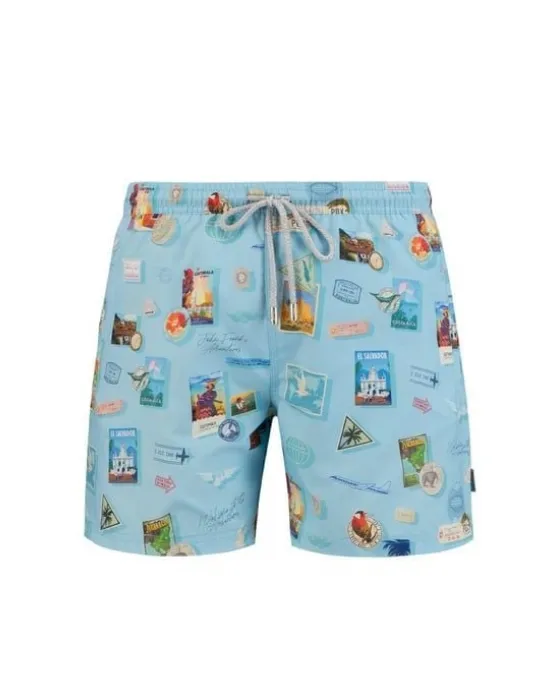 JOHN FRANK ERKEK ŞORT MAYO JFSS21SW49-TRAVEL