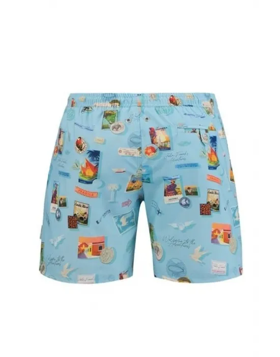 JOHN FRANK ERKEK ŞORT MAYO JFSS21SW49-TRAVEL