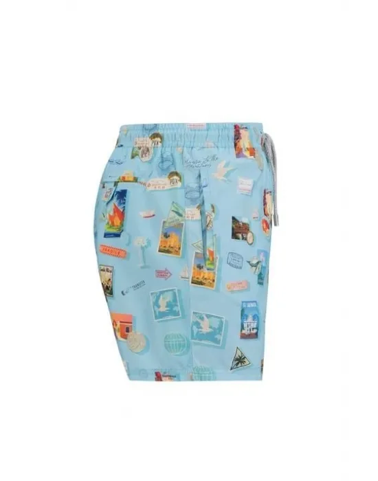 JOHN FRANK ERKEK ŞORT MAYO JFSS21SW49-TRAVEL