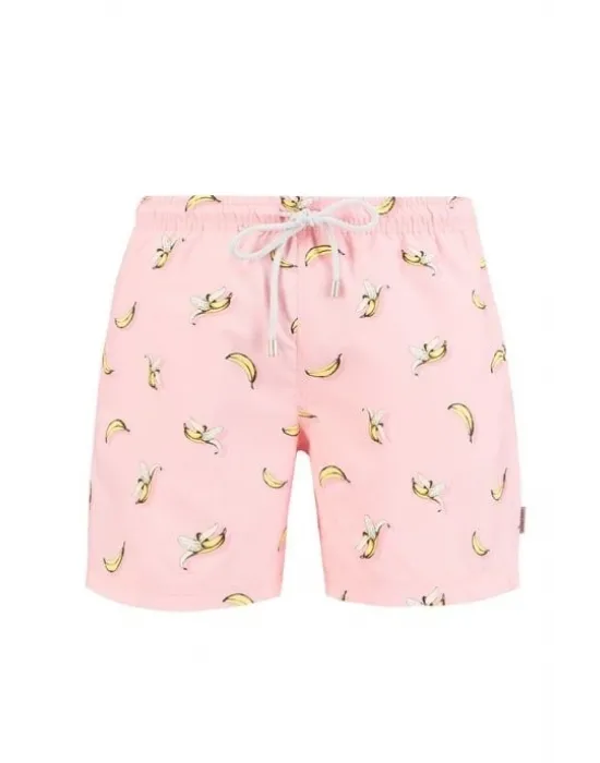 JOHN FRANK ERKEK ŞORT MAYO JFSS21SW54-BANANA PINK