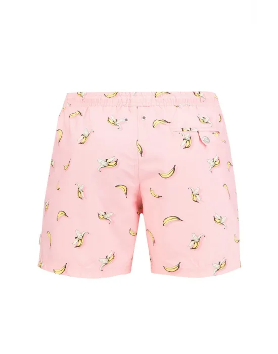 JOHN FRANK ERKEK ŞORT MAYO JFSS21SW54-BANANA PINK