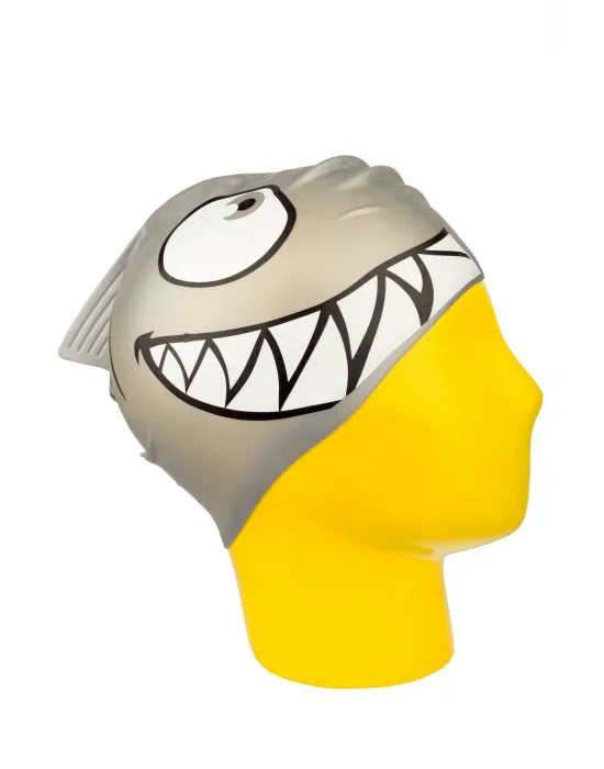 Özel Baskılı Bone Köpekbalığı Gri Piranha