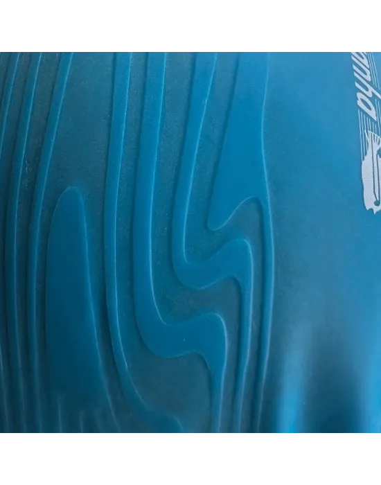 PİRANHA DOKULU KALIN MAVİ SİLİKON BONE