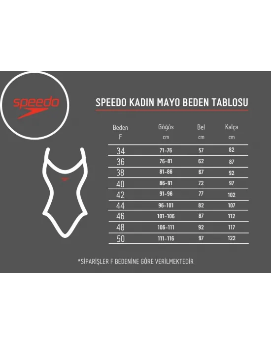 SPEEDO ECO ENDURANCE PLUS KADIN YÜZÜCÜ MAYOSU 8-1284315184