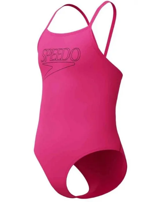 SPEEDO ENDURANCE PLUS LOGO KIZ ÇOCUK YÜZÜCÜ MAYOSU 8-A000207004