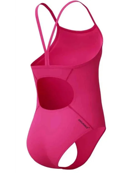 SPEEDO ENDURANCE PLUS LOGO KIZ ÇOCUK YÜZÜCÜ MAYOSU 8-A000207004