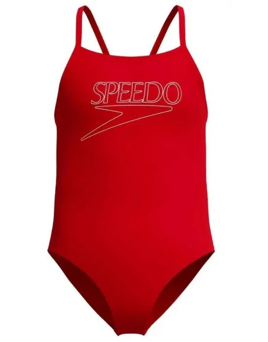 SPEEDO ENDURANCE PLUS LOGO KIZ ÇOCUK YÜZÜCÜ MAYOSU 8-A000207008
