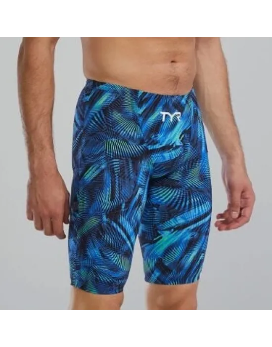 TYR ERKEK YARIŞ MAYOSU M AVICTOR JAM HEL BLUE/GREEN AHHW7A487