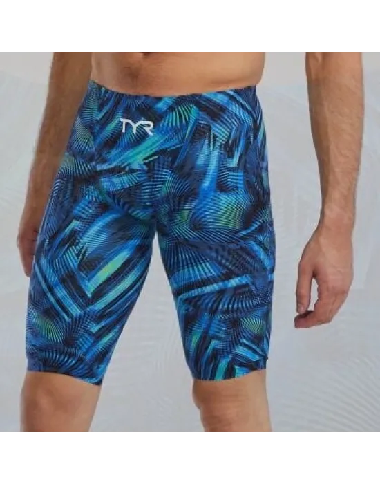 TYR ERKEK YARIŞ MAYOSU M AVICTOR JAM HEL BLUE/GREEN AHHW7A487