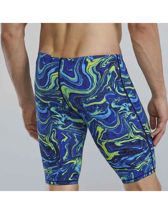 TYR ERKEK YARIŞ MAYOSU M THRESHER JAM HYP BLUE/GREEN TPHMN6AF487