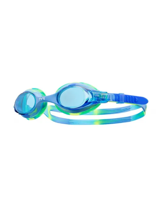 TYR GÖZLÜK KIDS SWIMPLE TIE DYE BLUE/GREEN LGSWTD487