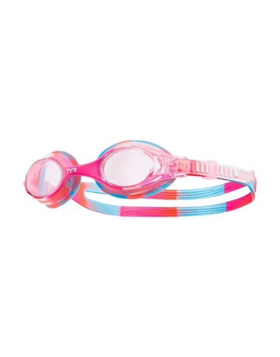 TYR GÖZLÜK KIDS SWIMPLE TIE DYE PINK/WHITE LGSWTD667