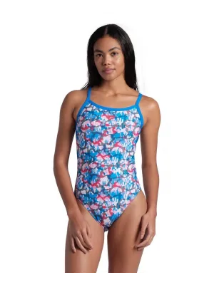 ARENA MULTI CAMO KADIN YÜZÜCÜ MAYOSU 007222810