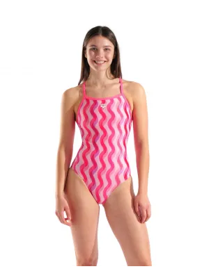 ARENA RIPPLE PRINT KADIN YÜZÜCÜ MAYOSU 010980990