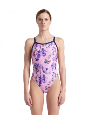 ARENA ROSE TEXTURE KADIN YÜZÜCÜ MAYOSU 006641907