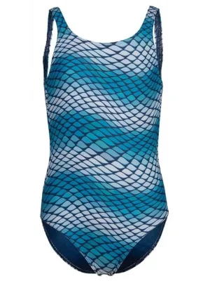 ARENA WATER PRINT KIZ ÇOCUK YÜZÜCÜ MAYOSU 007319801