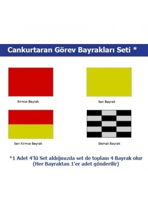Cankurtaran Görev Bayrakları Seti