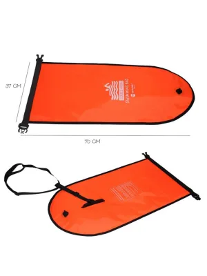 Dry Açık Su Yüzme Şamandıra Swimbuoy 809 Çift Hava Yastıklı SWIM BUOY 20L 37x68 Cm 12KG